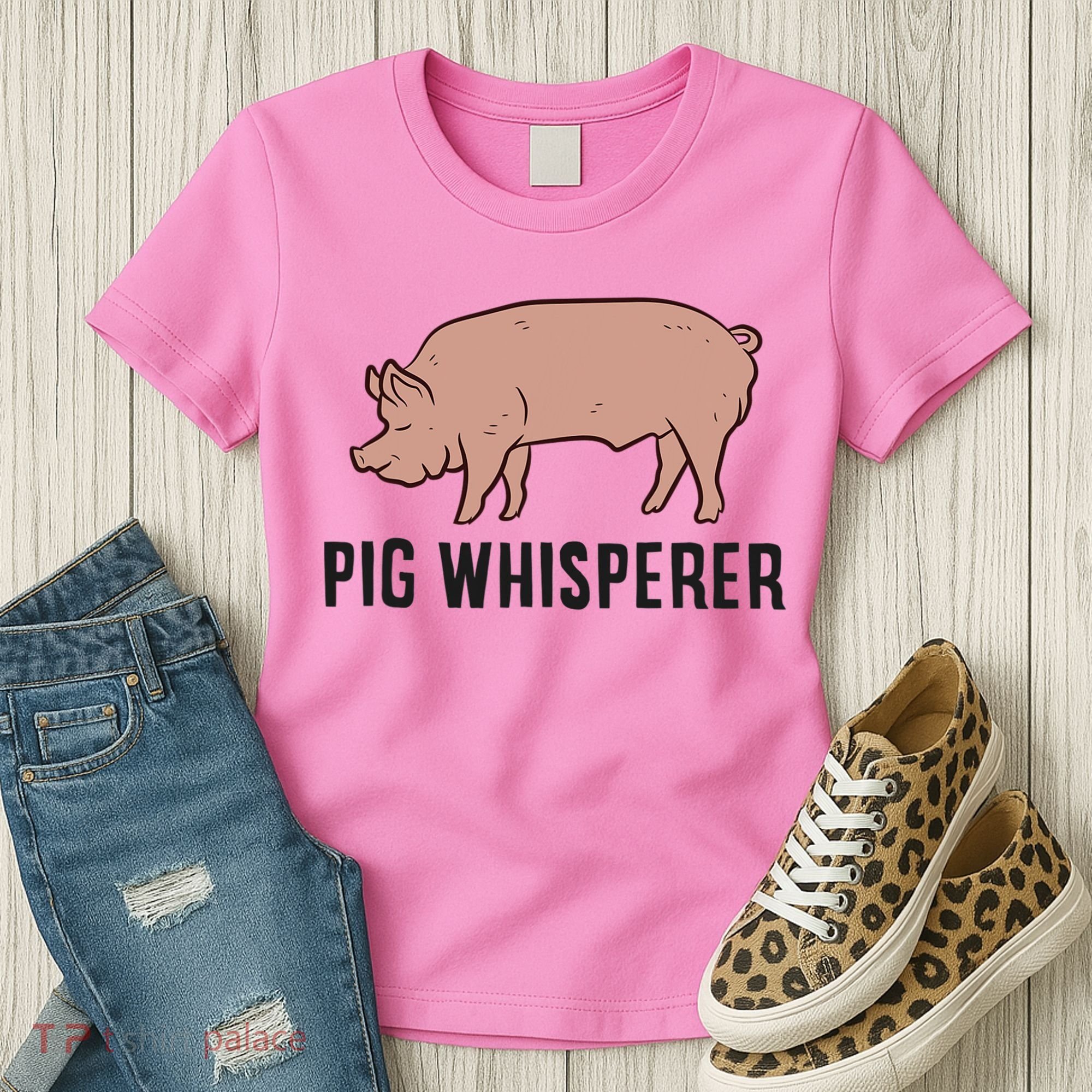Pig Whisperer Love Pigs Pig Farmer Pig Whisperer Women's T-Shirt