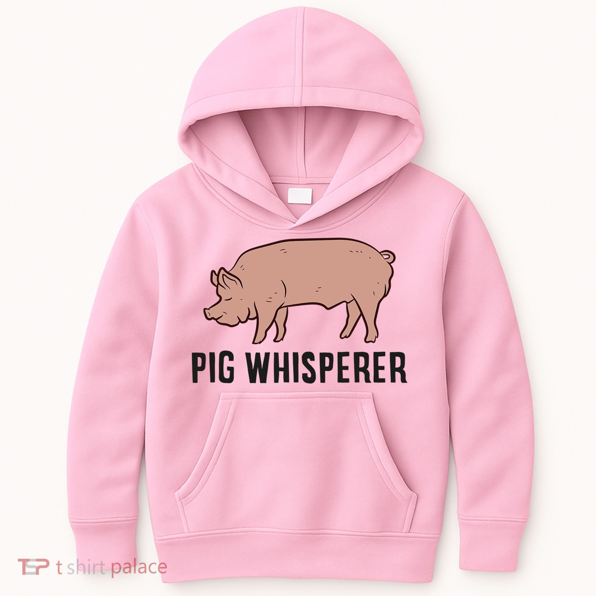Pig Whisperer Love Pigs Pig Farmer Pig Whisperer Kids Hoodie