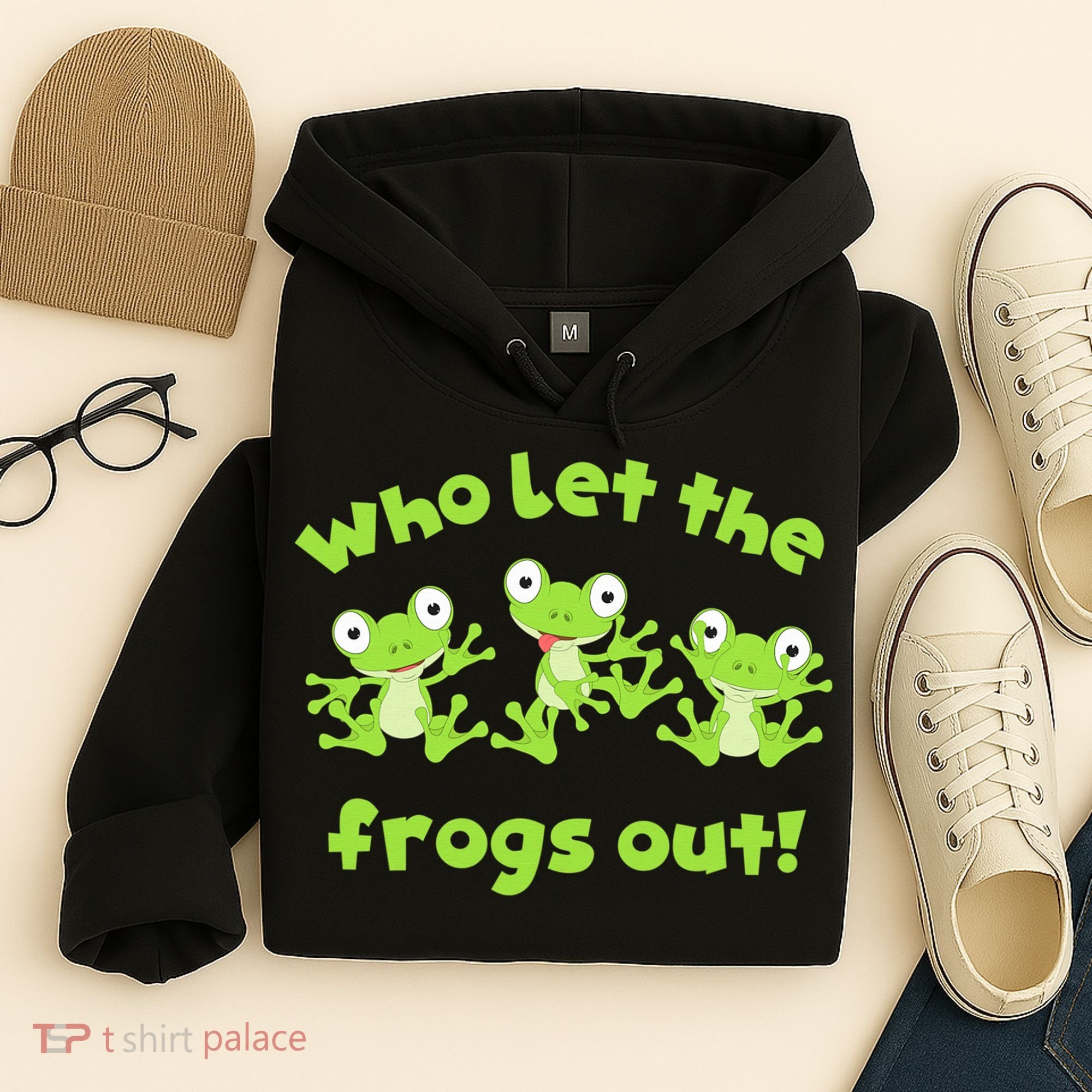 Passover Who Let The Frogs Out Funny Jewish Matzah Hoodie
