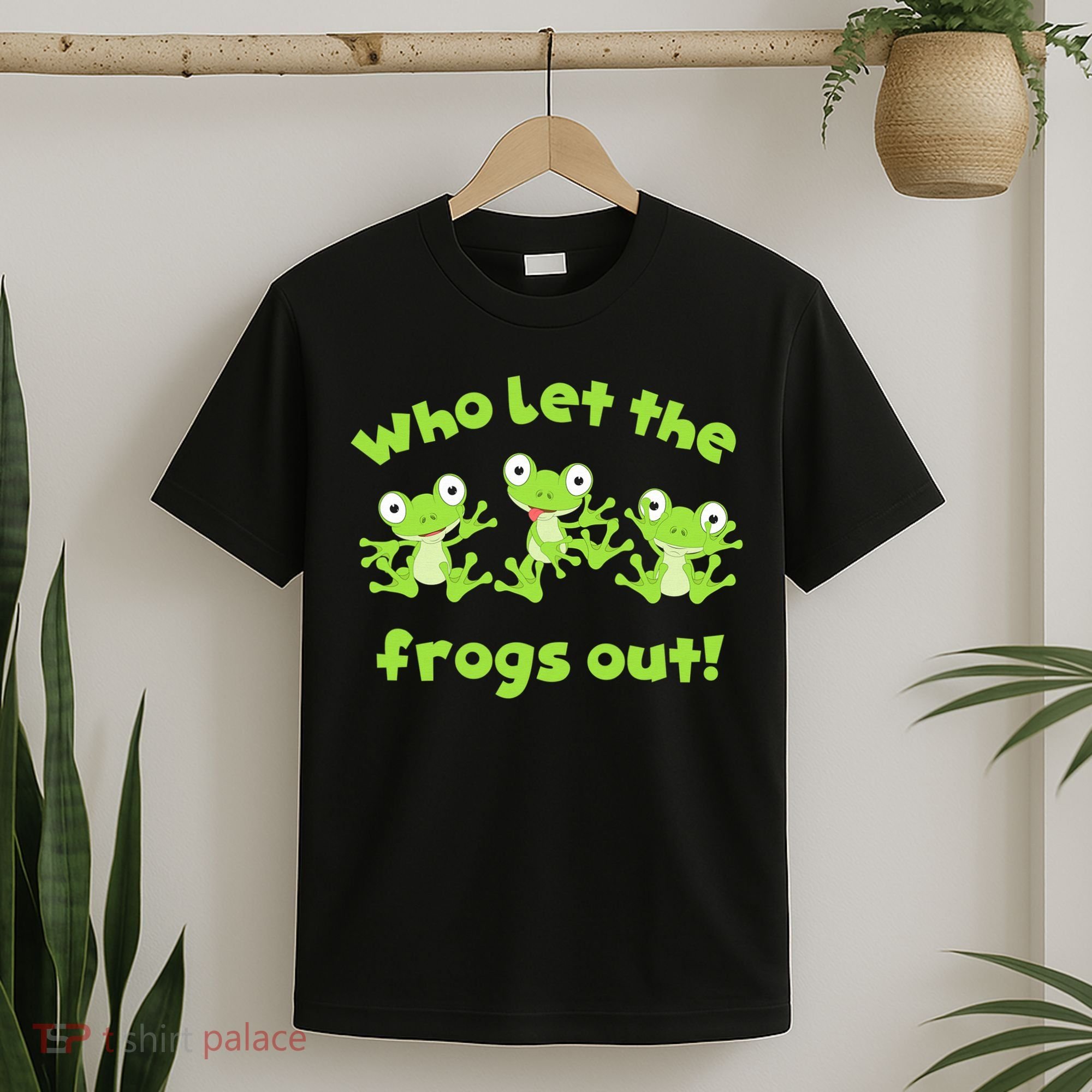Passover Who Let The Frogs Out Funny Jewish Matzah T-Shirt