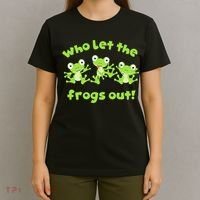 Passover Who Let The Frogs Out Funny Jewish Matzah T-Shirt thumb 4