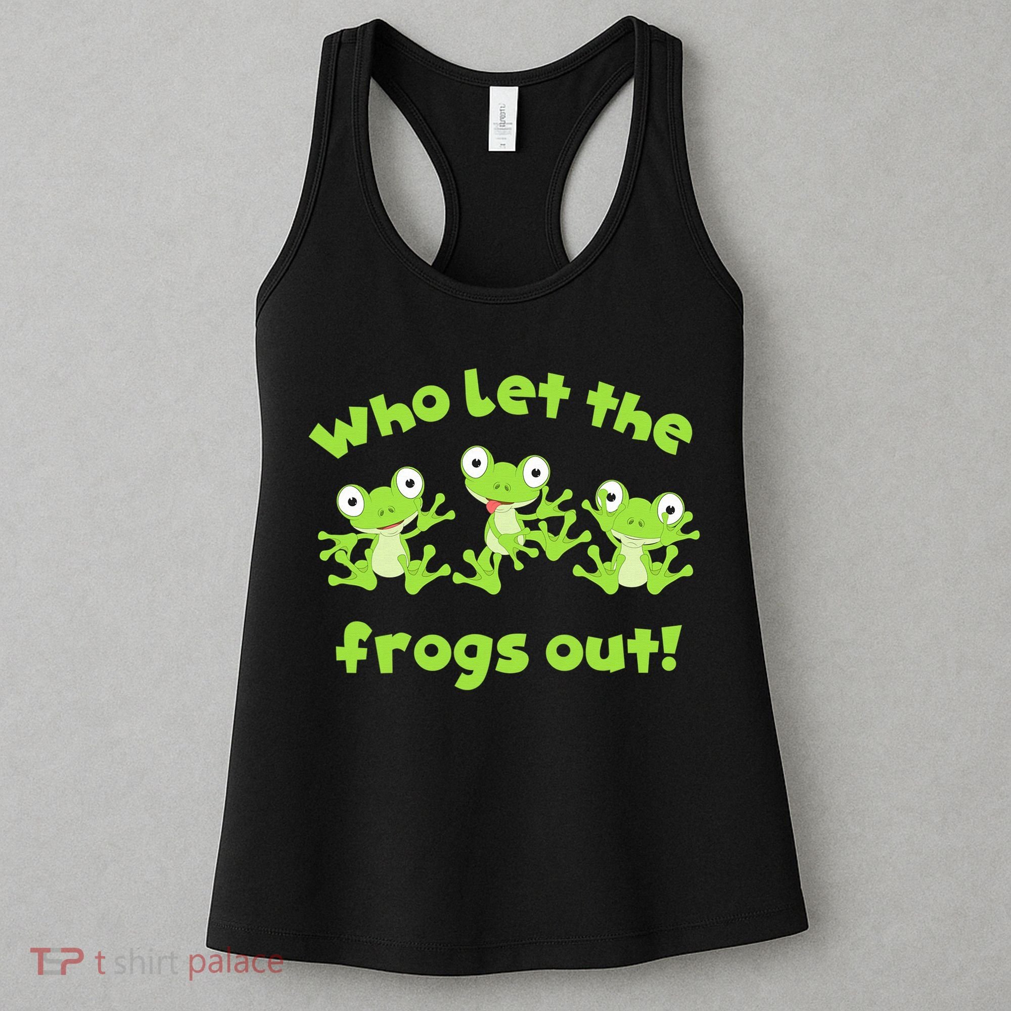 Passover Who Let The Frogs Out Funny Jewish Matzah Women's Tank Top