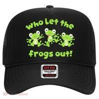 Passover Who Let The Frogs Out Funny Jewish Matzah Hat thumb 0