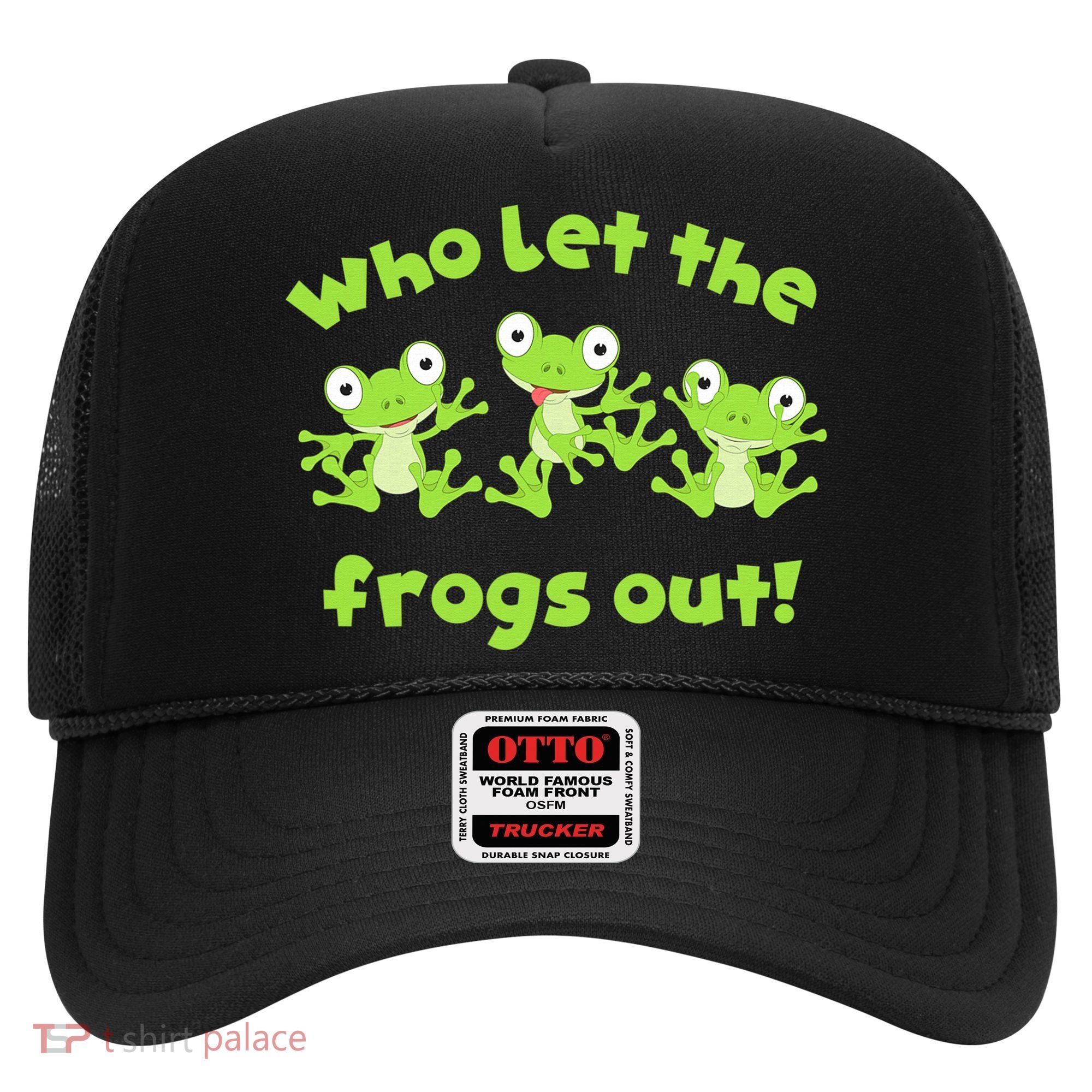 Passover Who Let The Frogs Out Funny Jewish Matzah Hat
