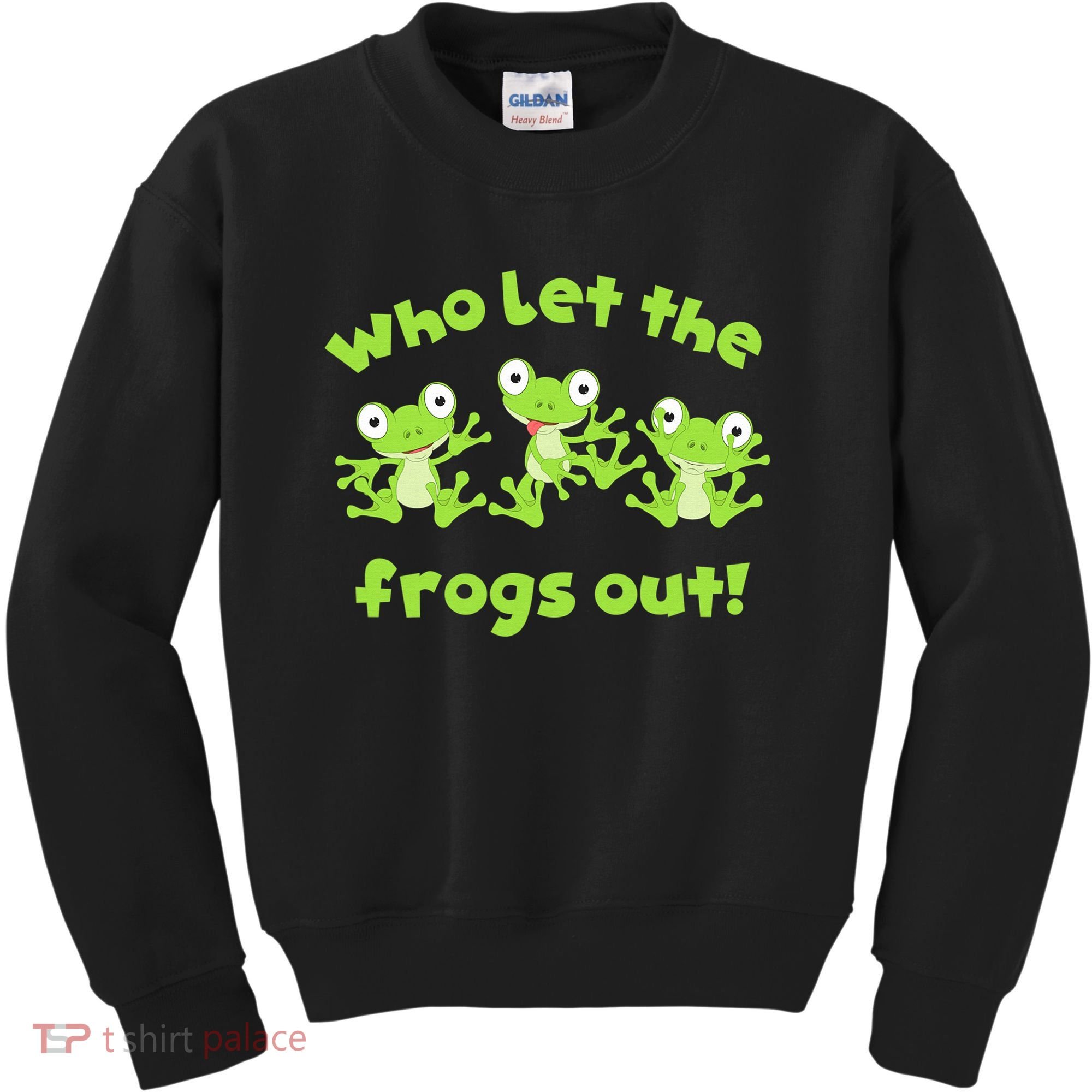 Passover Who Let The Frogs Out Funny Jewish Matzah Kids Sweatshirt