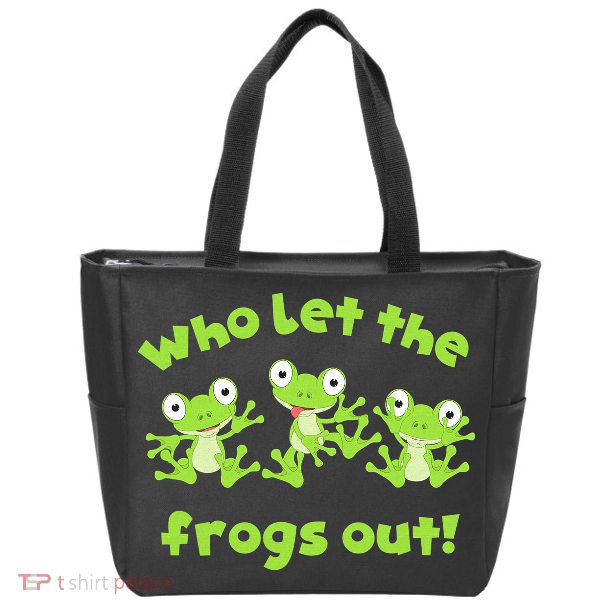 Passover Who Let The Frogs Out Funny Jewish Matzah Tote Bag