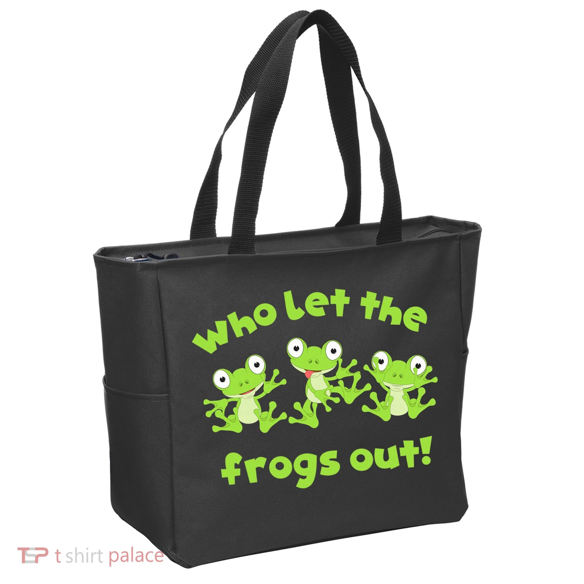 Passover Who Let The Frogs Out Funny Jewish Matzah Tote Bag