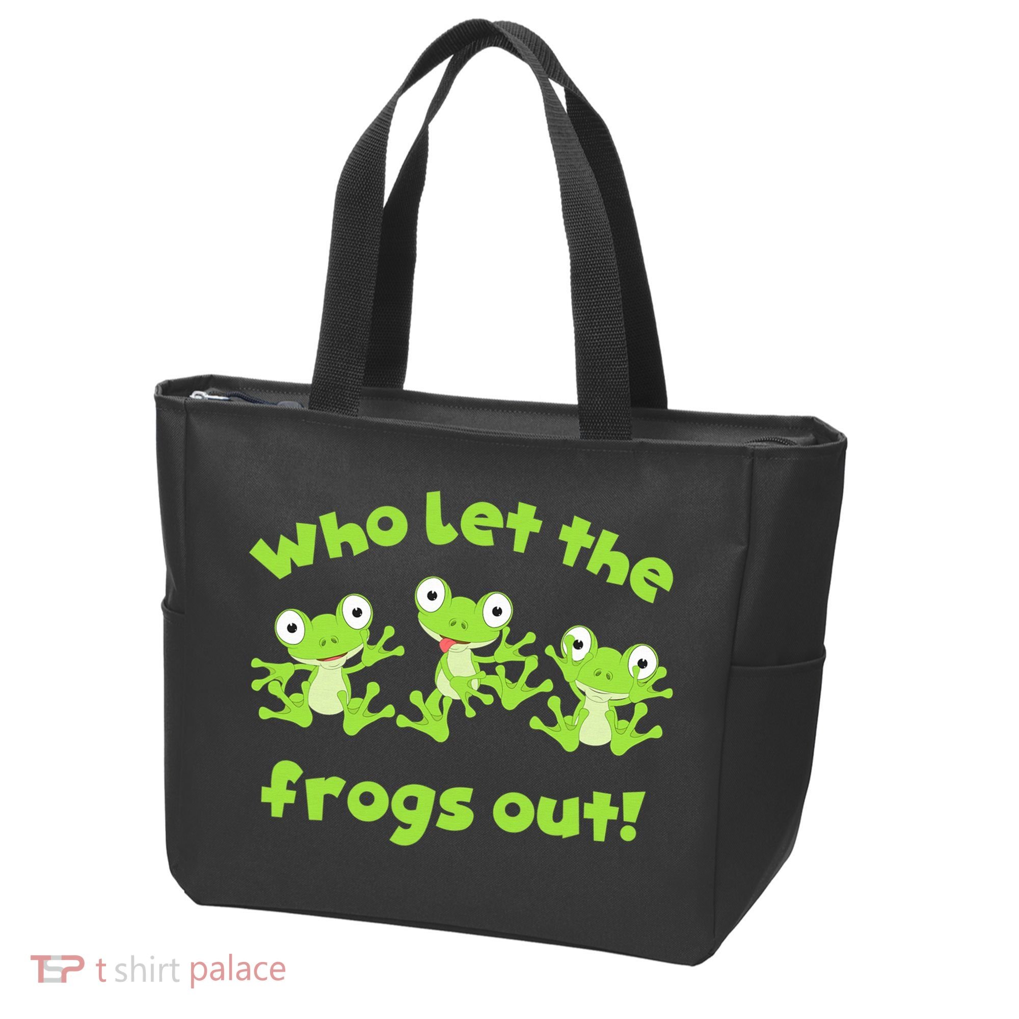 Passover Who Let The Frogs Out Funny Jewish Matzah Tote Bag