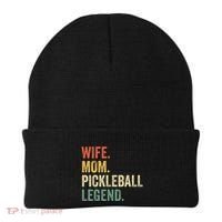 Pickleball Wife Mom Legend Mothers Day Beanie thumb 0