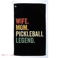 Pickleball Wife Mom Legend Mothers Day Golf Towel thumb 0