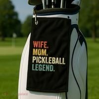 Pickleball Wife Mom Legend Mothers Day Golf Towel thumb 2