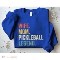 Pickleball Wife Mom Legend Mothers Day Sweatshirt thumb 2
