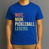 Pickleball Wife Mom Legend Mothers Day T-Shirt thumb 3