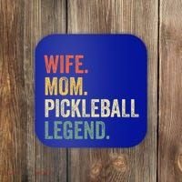 Pickleball Wife Mom Legend Mothers Day Coaster thumb 0