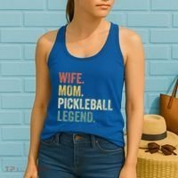 Pickleball Wife Mom Legend Mothers Day Women's Tank Top thumb 2
