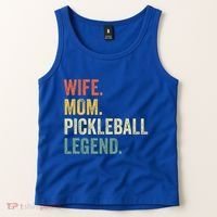 Pickleball Wife Mom Legend Mothers Day Tank Top thumb 2