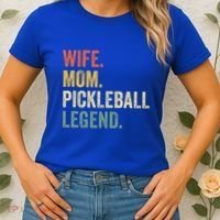Pickleball Wife Mom Legend Mothers Day Women's T-Shirt thumb 2