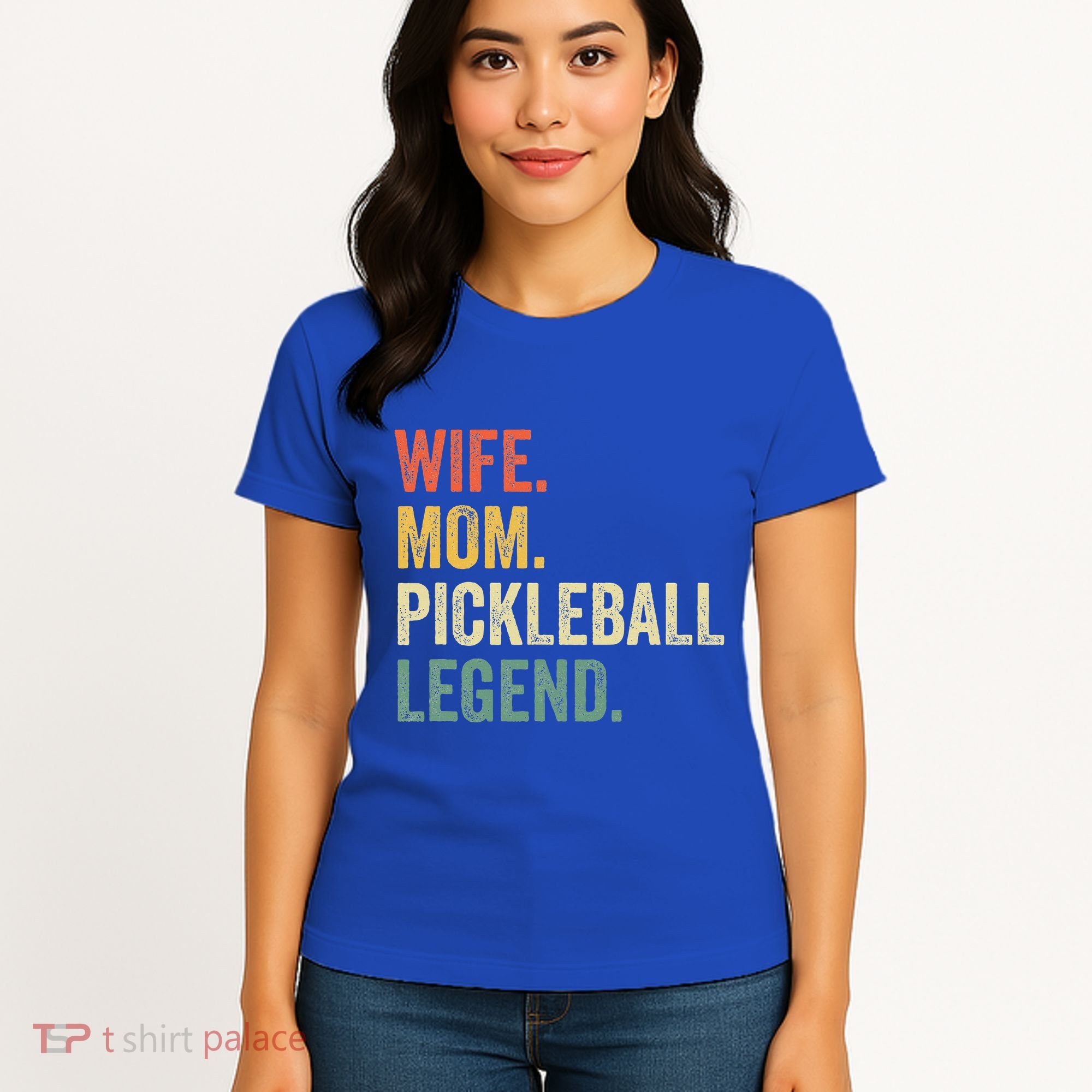 Pickleball Wife Mom Legend Mothers Day Women's T-Shirt