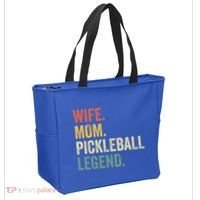 Pickleball Wife Mom Legend Mothers Day Tote Bag thumb 2