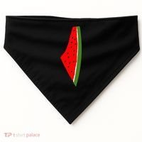 Palestine Watermelon Map USA-Made Doggie Bandana thumb 0