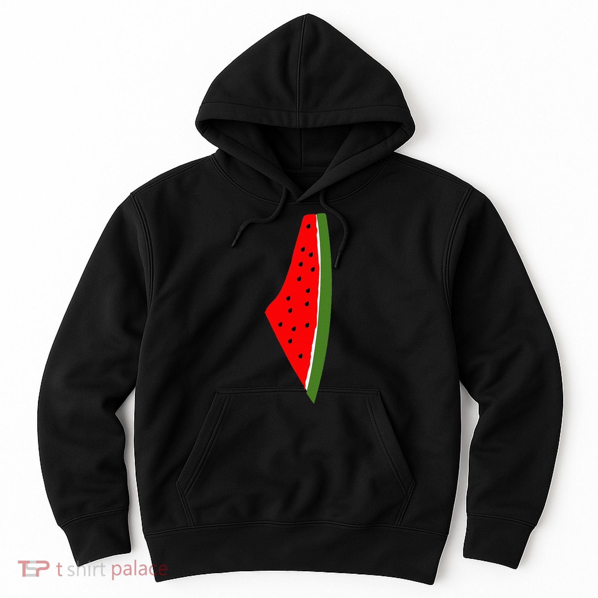 Palestine Watermelon Map Hoodie