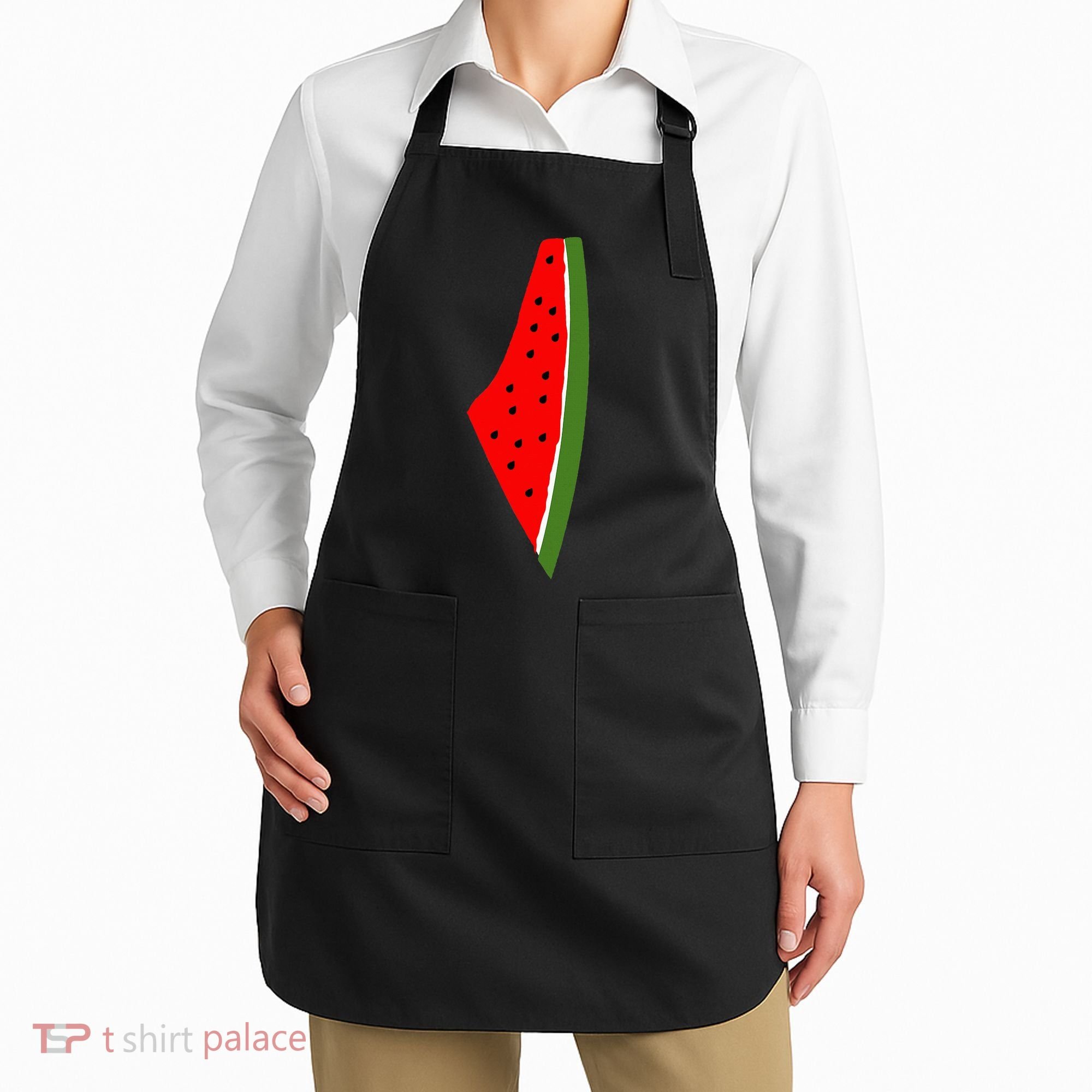 Palestine Watermelon Map Apron
