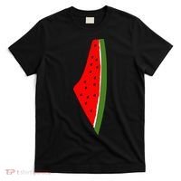 Palestine Watermelon Map T-Shirt thumb 0