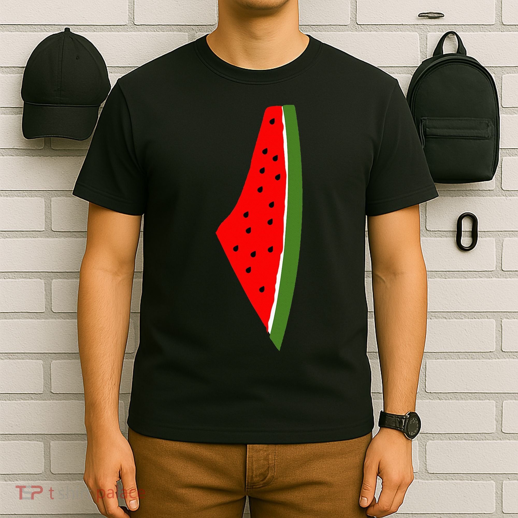 Palestine Watermelon Map T-Shirt