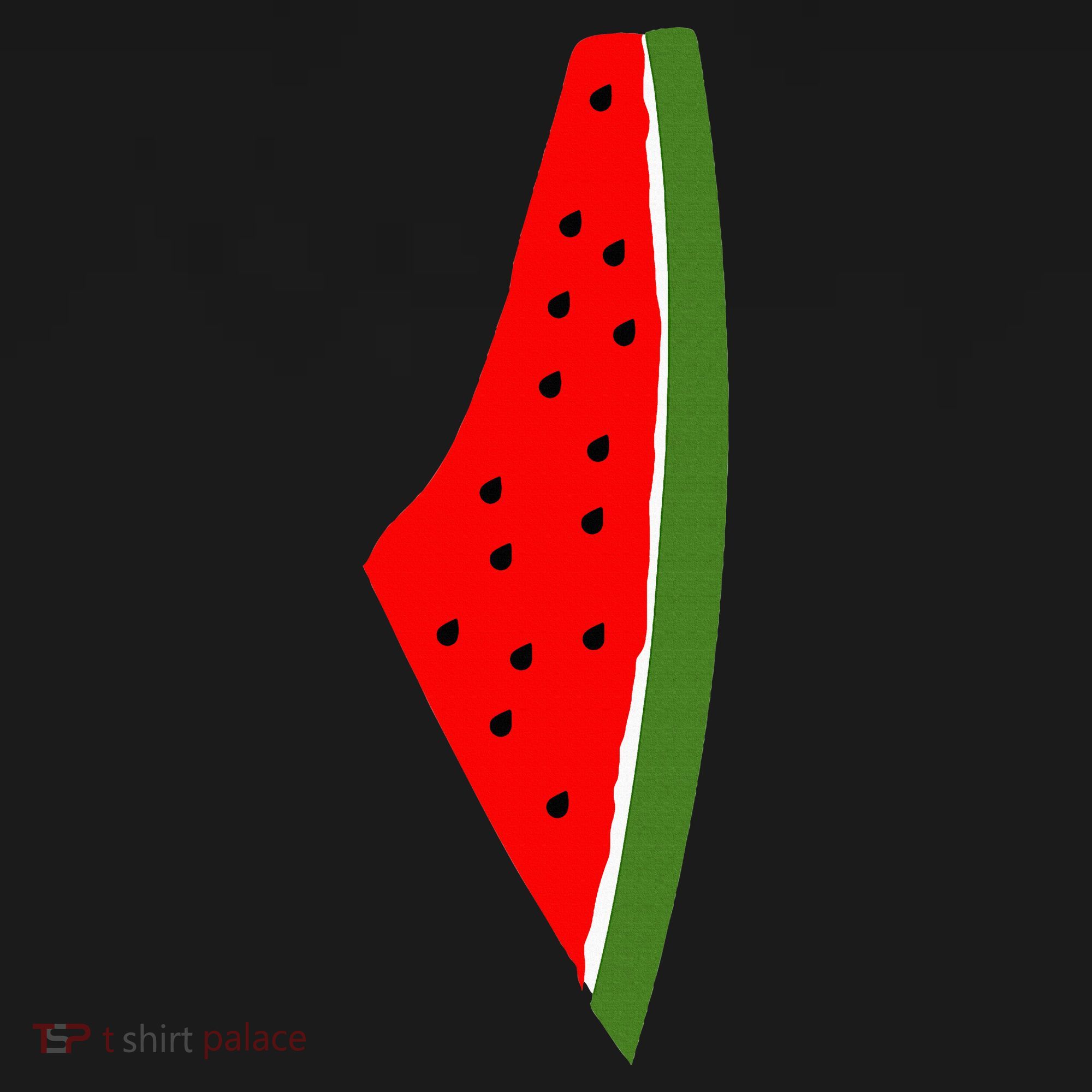 Palestine Watermelon Map Polo
