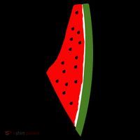 Palestine Watermelon Map Women's Hoodie thumb 2