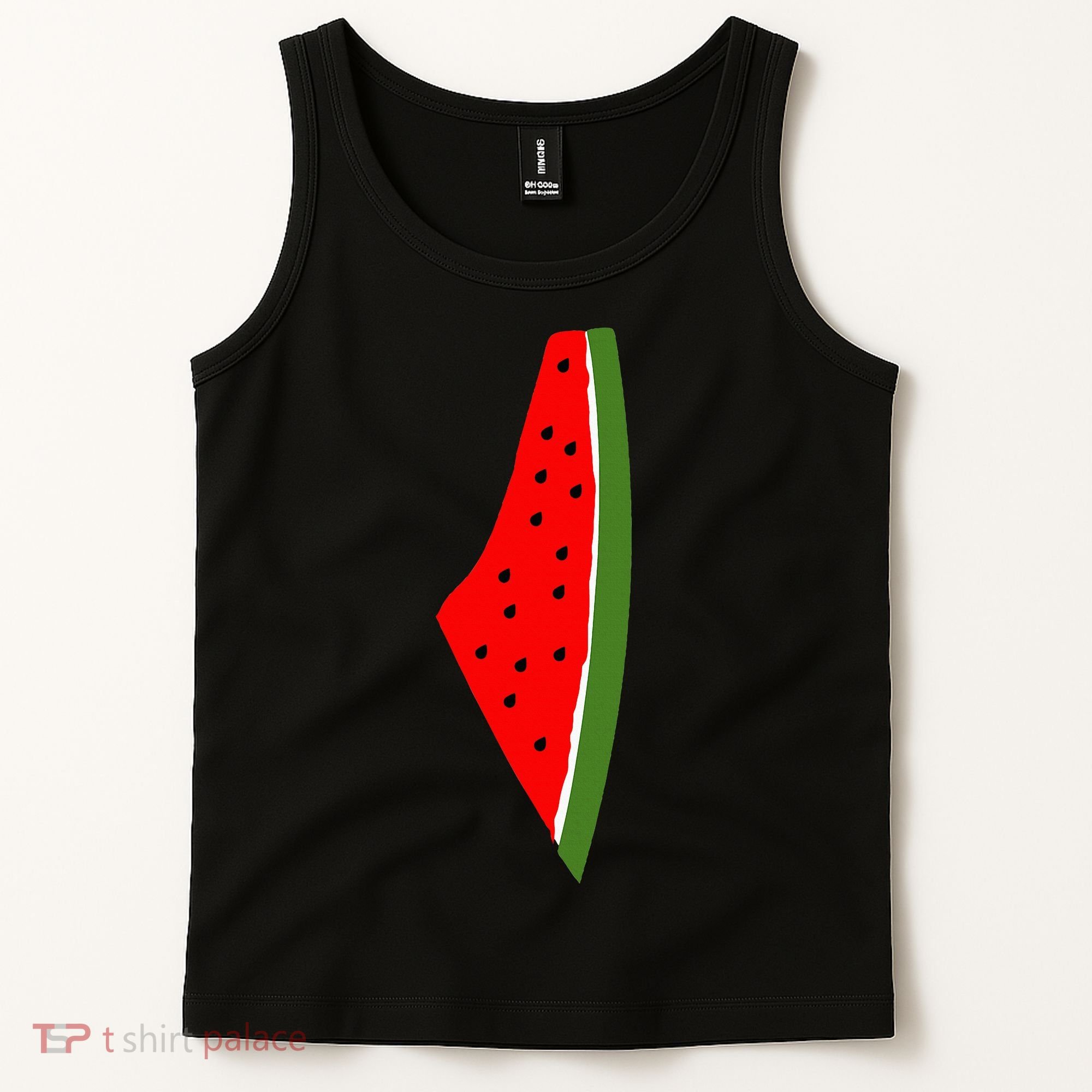 Palestine Watermelon Map Tank Top
