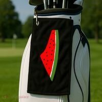 Palestine Watermelon Map Golf Towel thumb 2