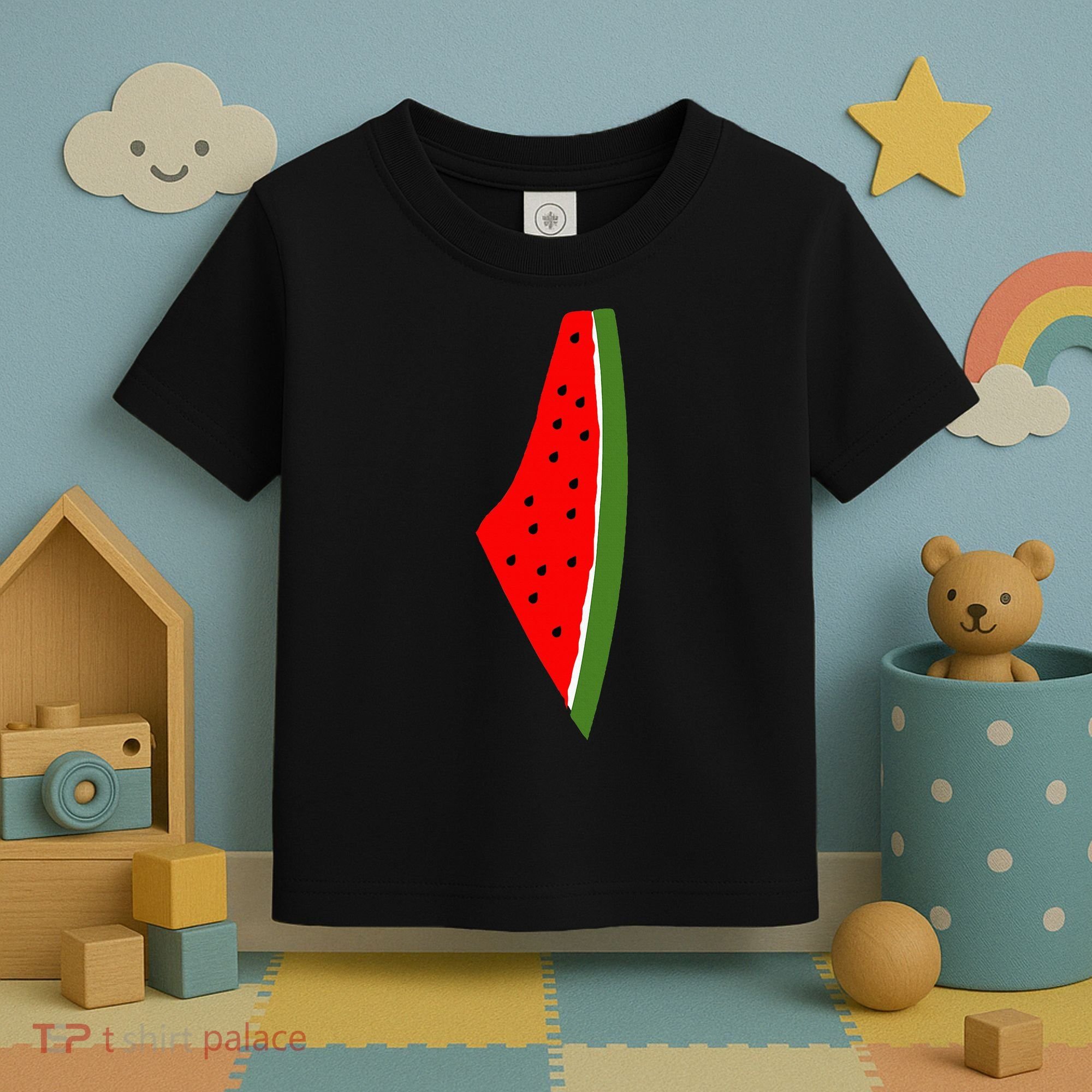 Palestine Watermelon Map Toddler T-Shirt
