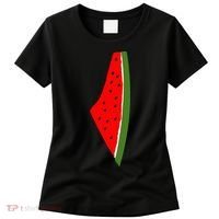 Palestine Watermelon Map Women's T-Shirt thumb 0