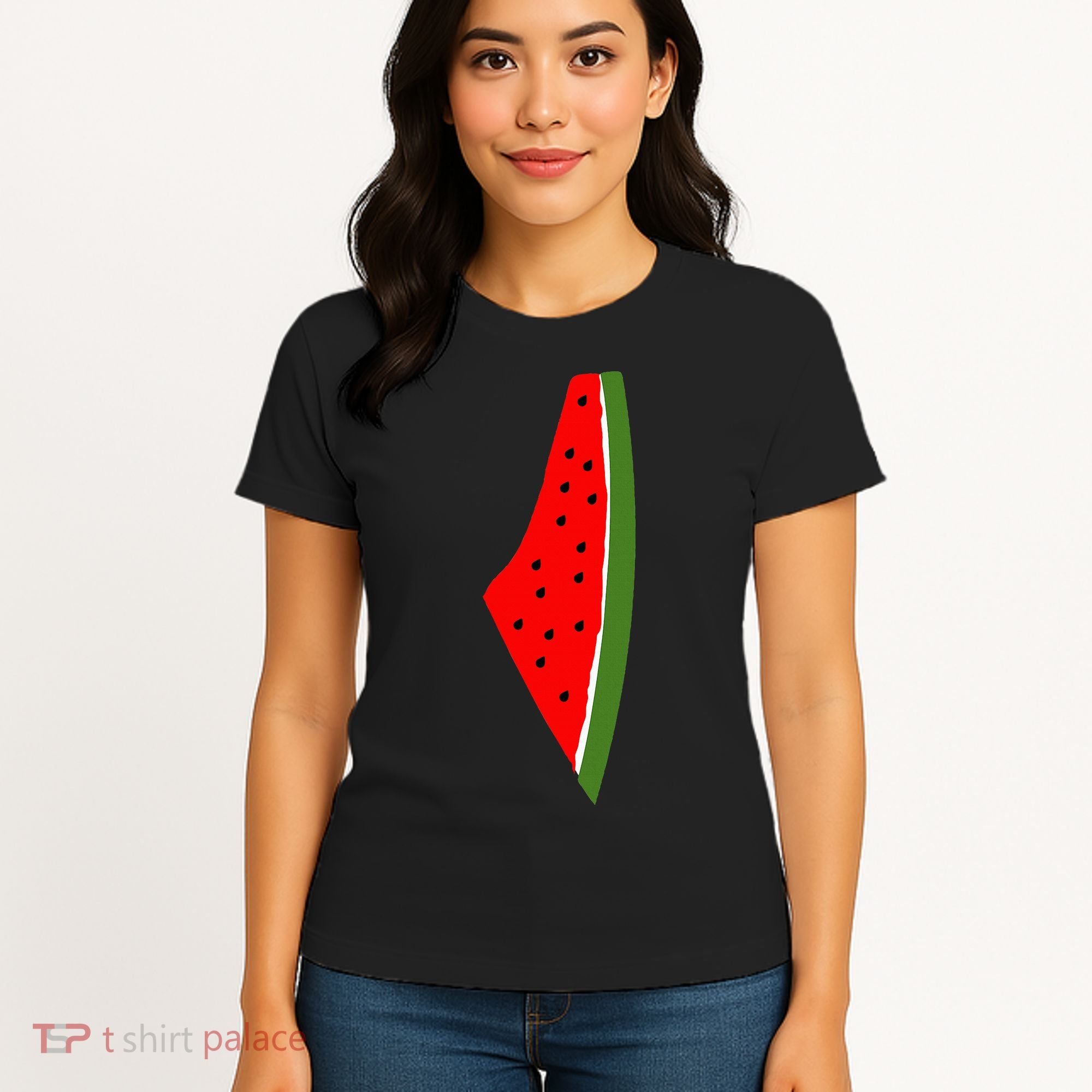 Palestine Watermelon Map Women's T-Shirt