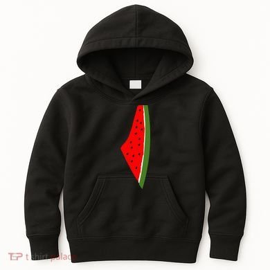 Palestine Watermelon Map Kids Hoodie