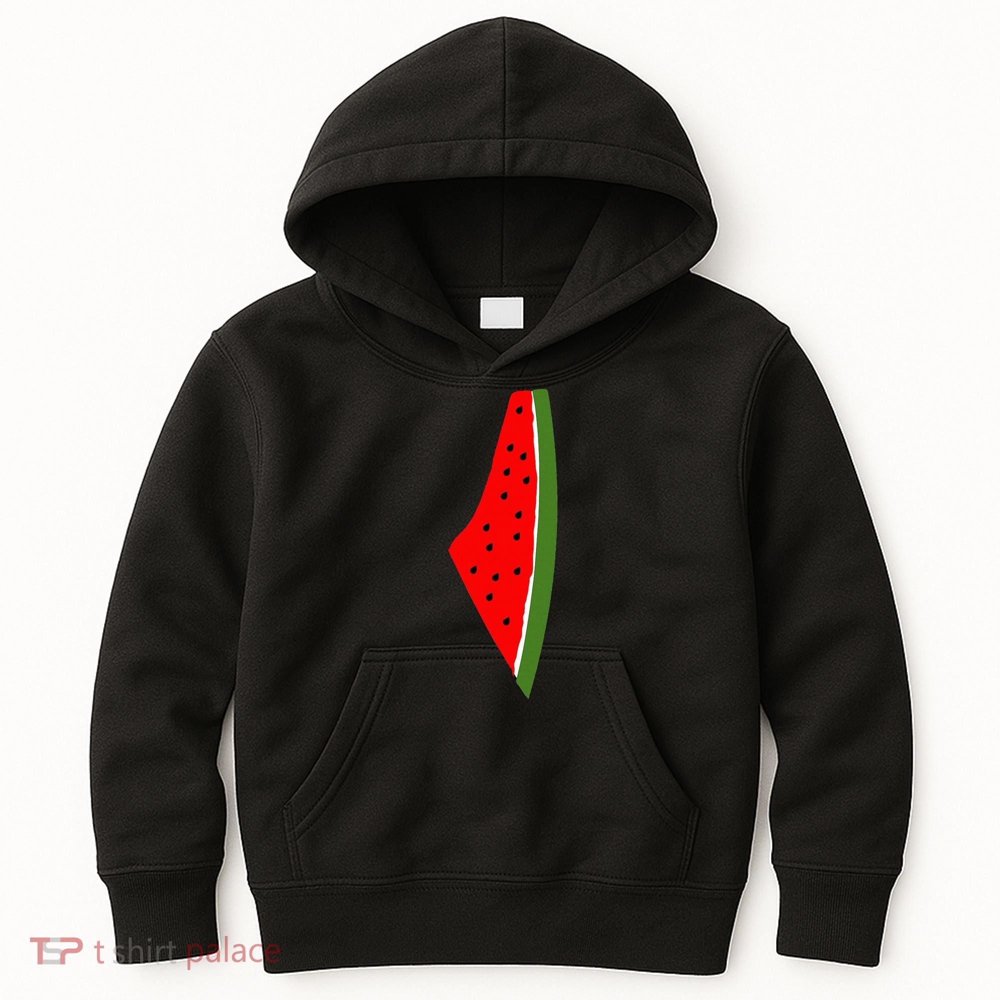 Palestine Watermelon Map Kids Hoodie