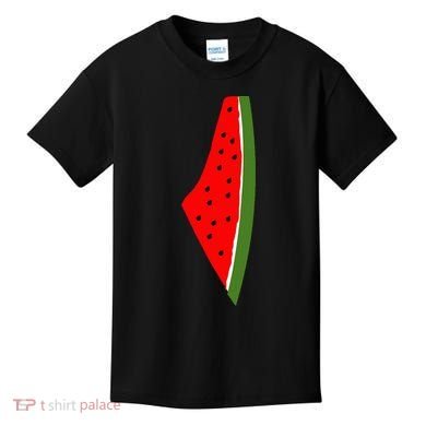 Palestine Watermelon Map Kids T-Shirt
