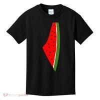 Palestine Watermelon Map Kids T-Shirt thumb 0