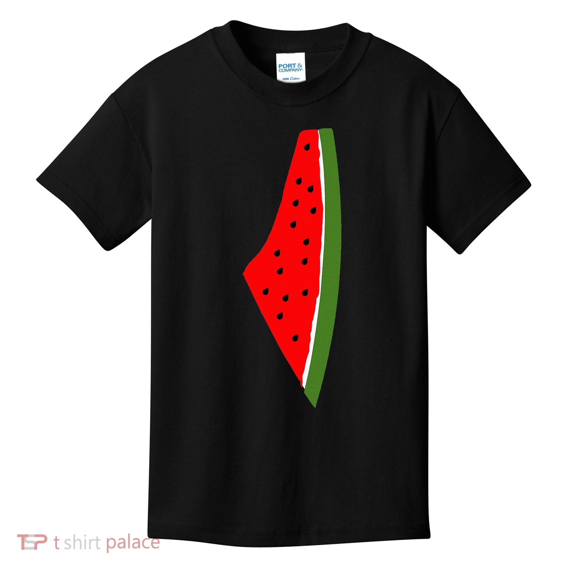 Palestine Watermelon Map Kids T-Shirt