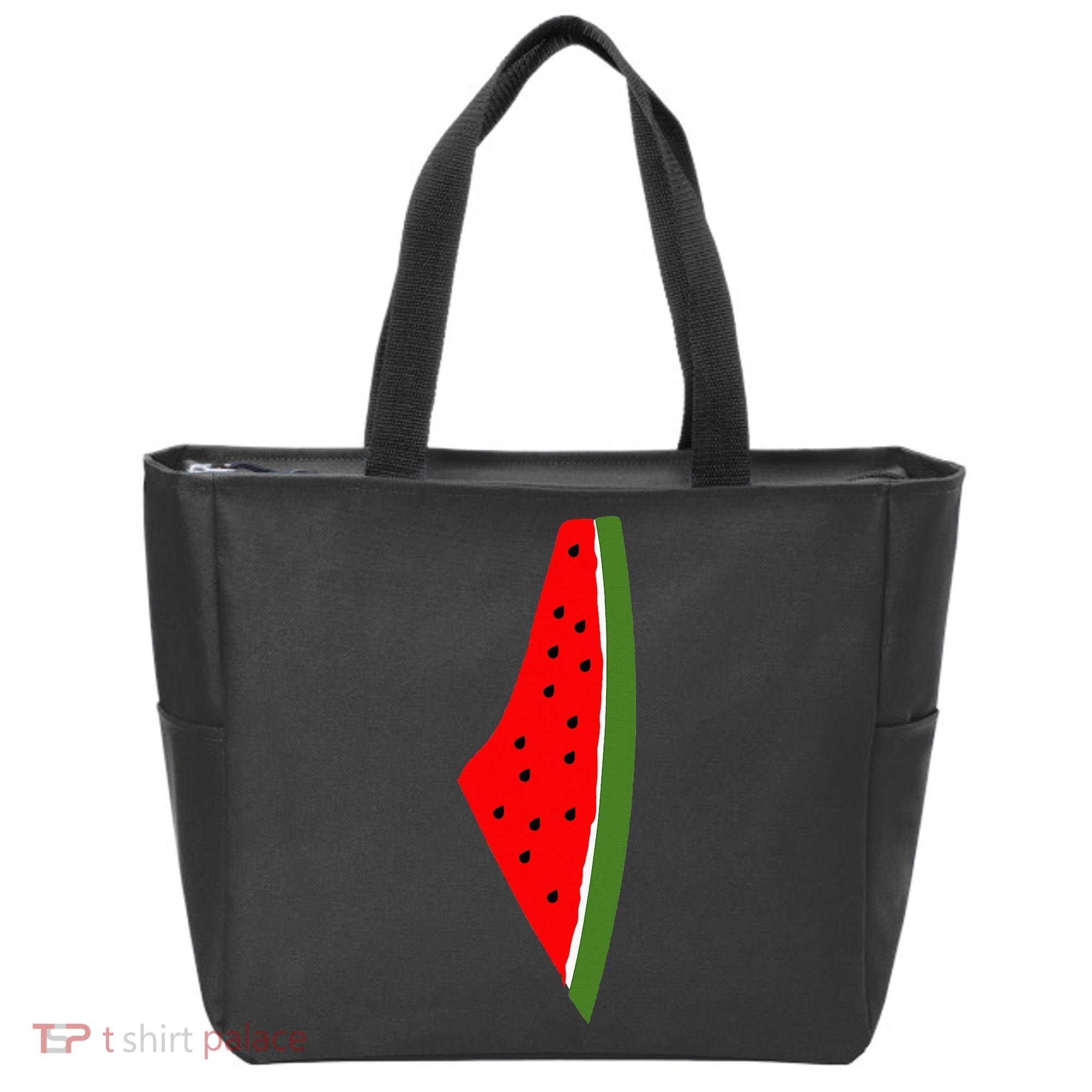 Palestine Watermelon Map Tote Bag