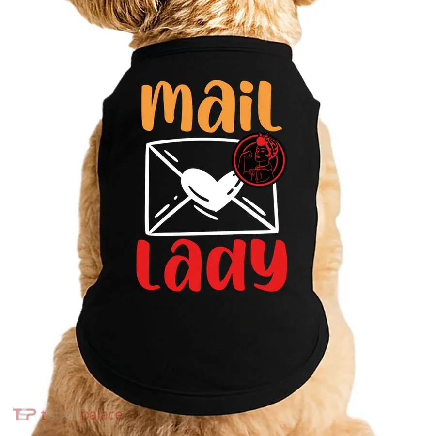 Postal Worker Mailman Mail Lady Cute Gift Doggie Tank