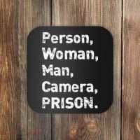 Person, Woman, Man, Camera, PRISON Coaster thumb 0