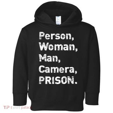 Person, Woman, Man, Camera, PRISON Toddler Hoodie