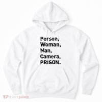 Person, Woman, Man, Camera, PRISON Hoodie thumb 0