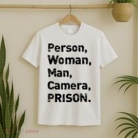Person, Woman, Man, Camera, PRISON T-Shirt thumb 2