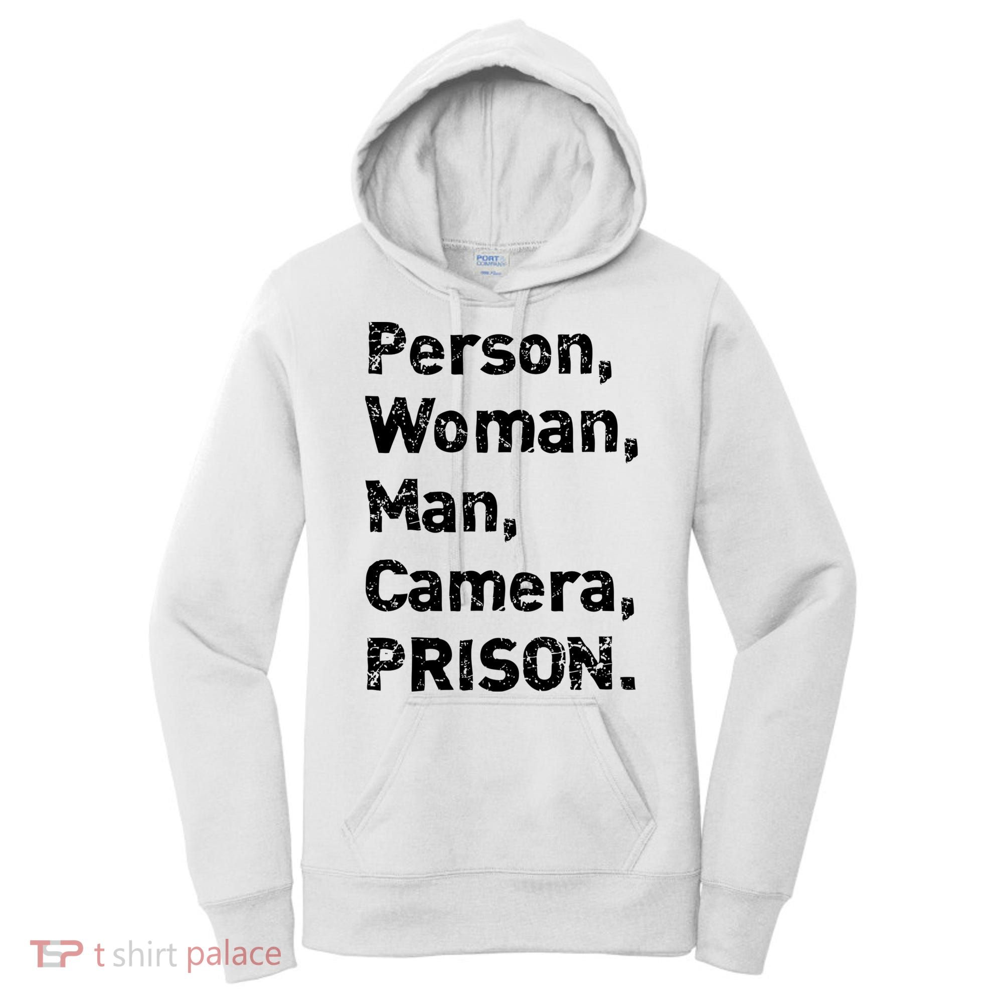 Person, Woman, Man, Camera, PRISON Women's Hoodie