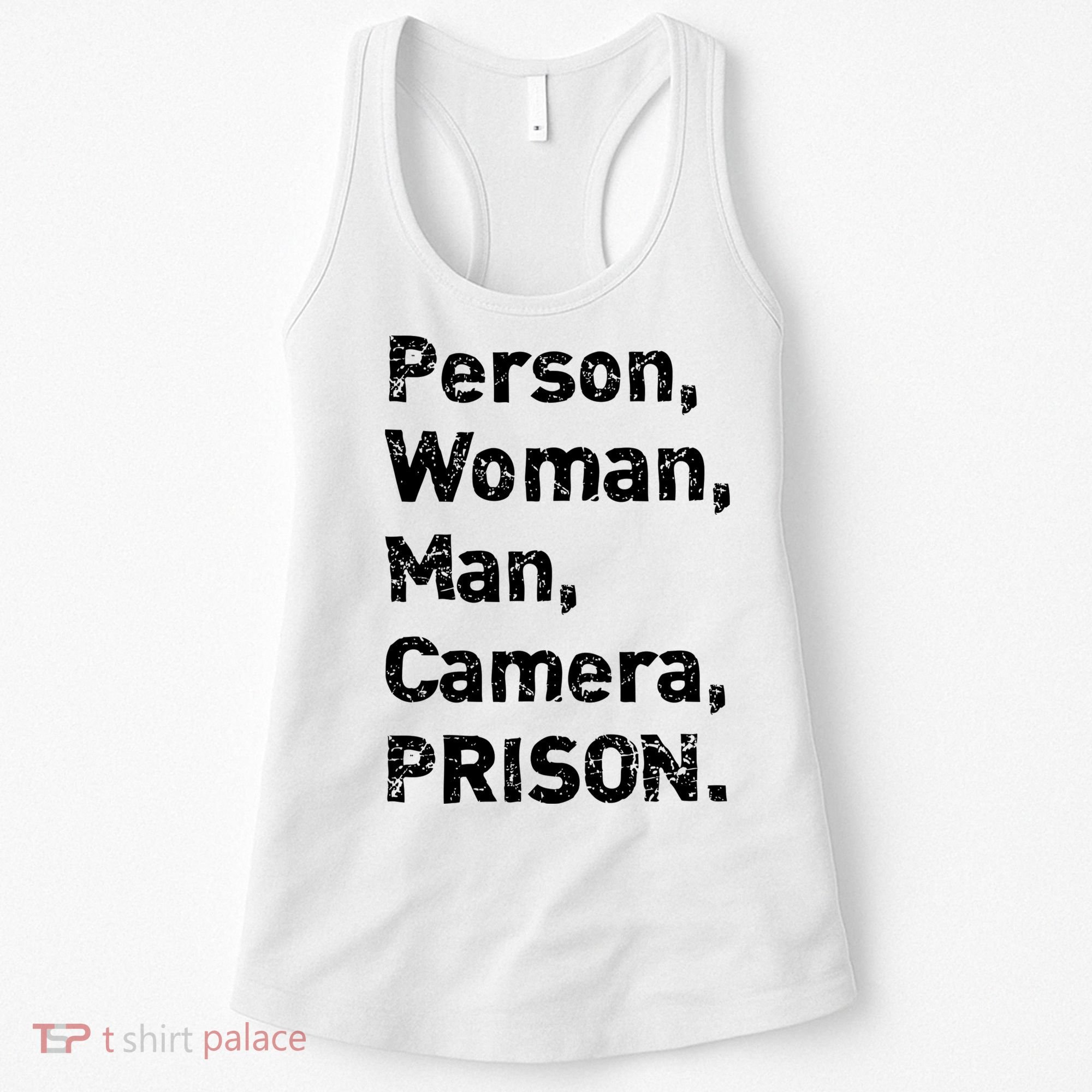 Person, Woman, Man, Camera, PRISON Women's Tank Top