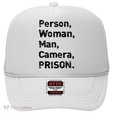 Person, Woman, Man, Camera, PRISON Hat