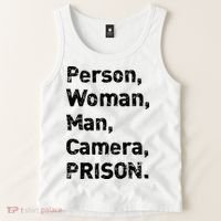 Person, Woman, Man, Camera, PRISON Tank Top thumb 2
